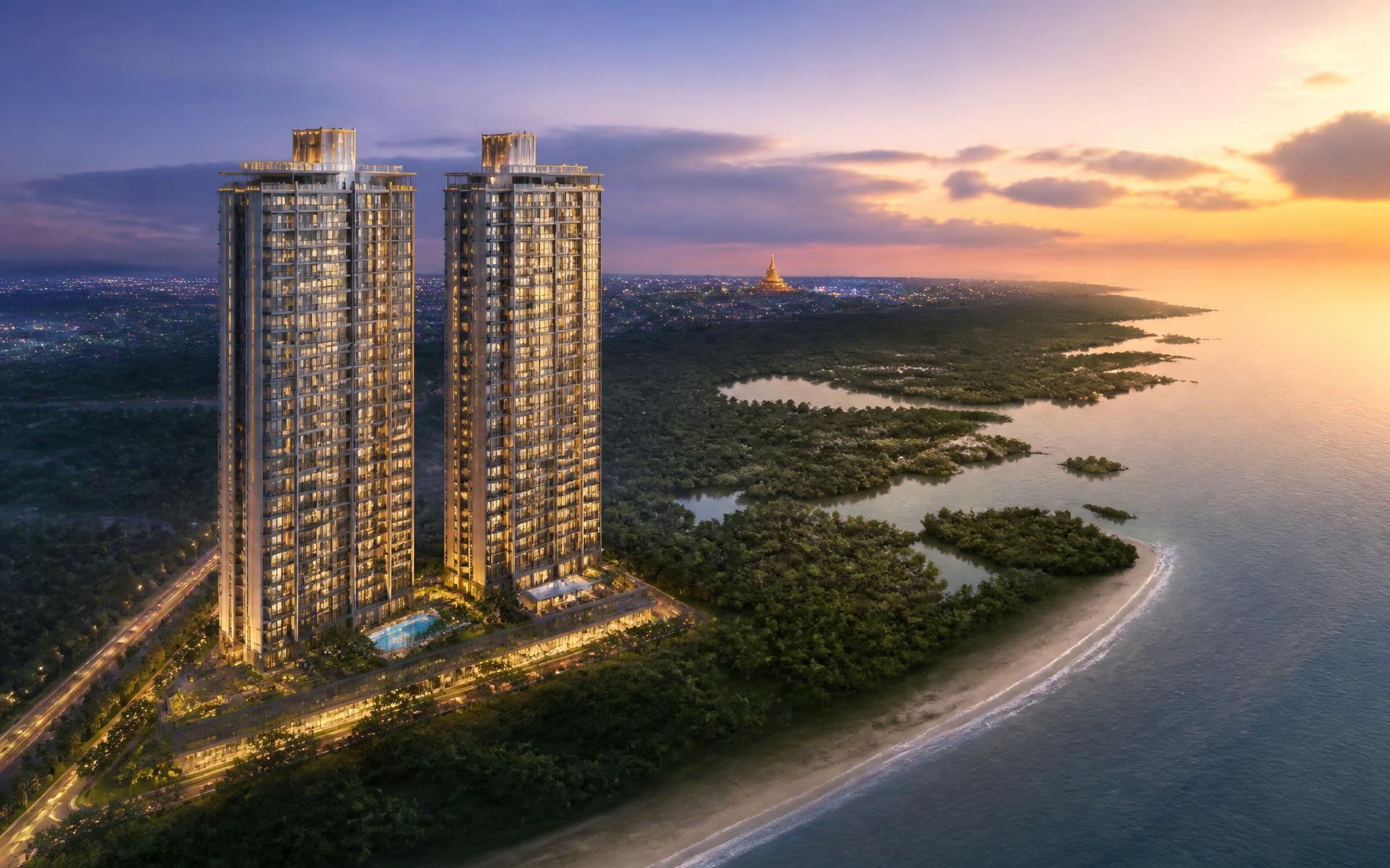 Hiranandani Bayview premium residences Gorai Borivali West